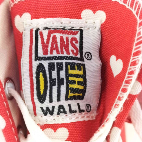 バンズ VANS ハート柄フリル インヒールスニーカー レディース JPN:24