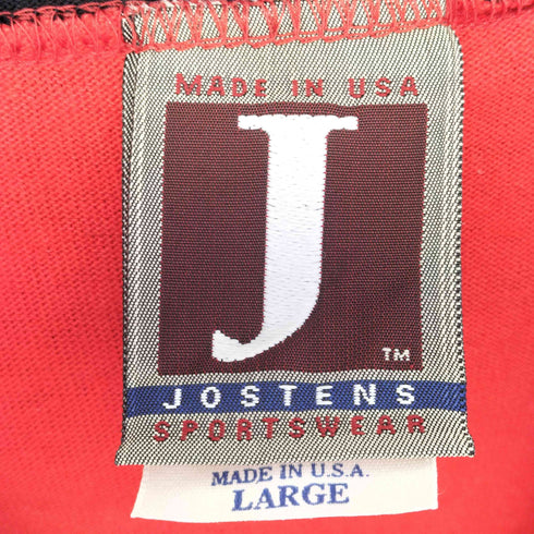 JOSTENS 1993年 90s USA製 NFLチーム プリント フード付きロンT パーカー メンズ import:L
