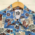 HILO HATTIE 魚柄ボックスシャツ メンズ import:M