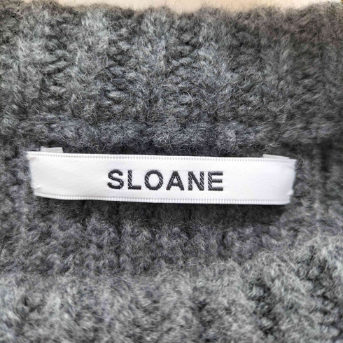 スローン SLOANE ケーブル編み ウール100 ニット レディース JPN:1