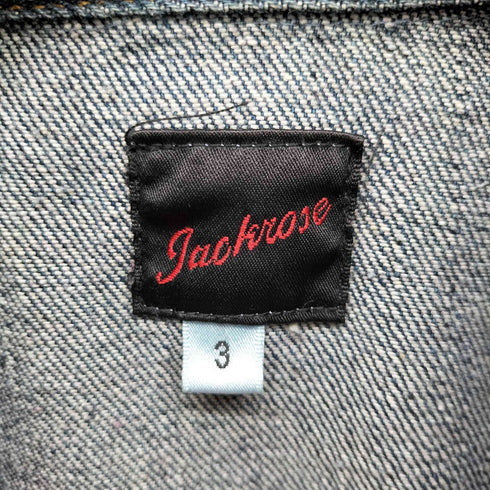 ジャックローズ JACKROSE ダメージ加工 デニム トラッカー ジャケット Y2K メンズ JPN:3