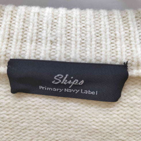 シップス SHIPS Primary NavyLabel : フレンチメリノボーダープルオーバー レディース ONE SIZE