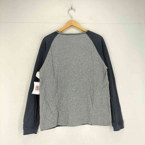 カンタベリーオブニュージーランド CANTERBURY OF NEW ZEALAND フロントプリントヘンリーネックTシャツ メンズ import:L