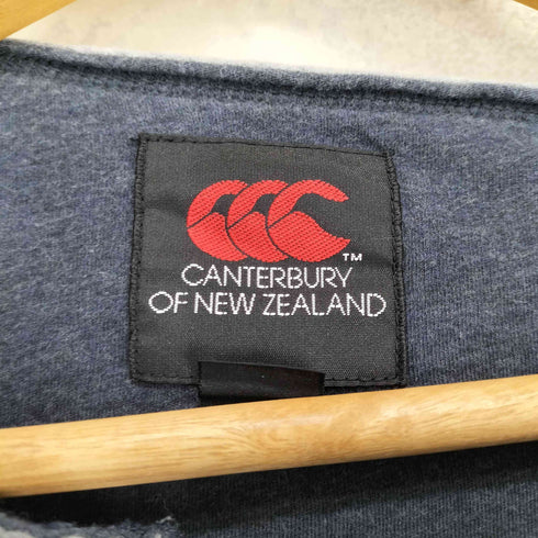 カンタベリーオブニュージーランド CANTERBURY OF NEW ZEALAND フロントプリントヘンリーネックTシャツ メンズ import:L