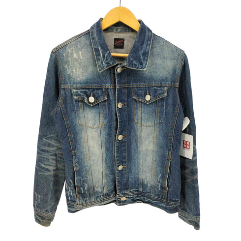 ジャックローズ JACKROSE ダメージ加工 デニム トラッカー ジャケット Y2K メンズ JPN:3