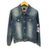 ジャックローズ JACKROSE ダメージ加工 デニム トラッカー ジャケット Y2K メンズ JPN:3