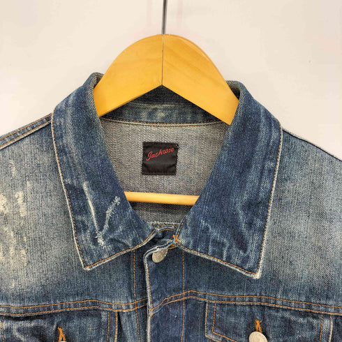 ジャックローズ JACKROSE ダメージ加工 デニム トラッカー ジャケット Y2K メンズ JPN:3