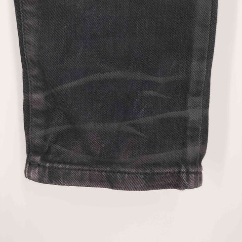 サンローランパリ SAINT LAURENT PARIS 19aw 3D whisker black denim pants ミッドライズ コーティング スキニーパンツ メンズ 26