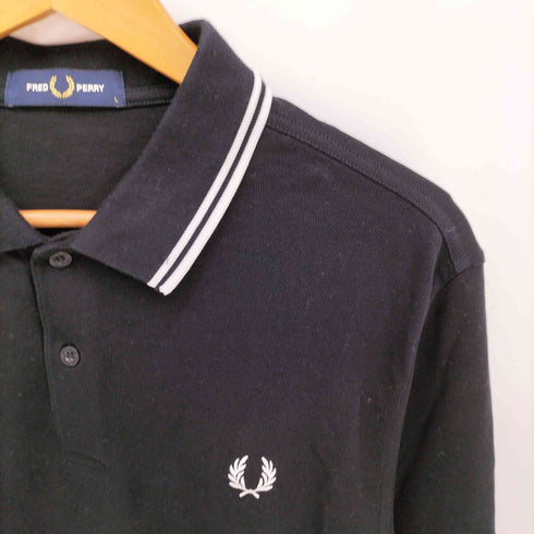 フレッドペリー FRED PERRY TWIN TIPPED SHIRT LONG SLEEVE POLO メンズ import:L