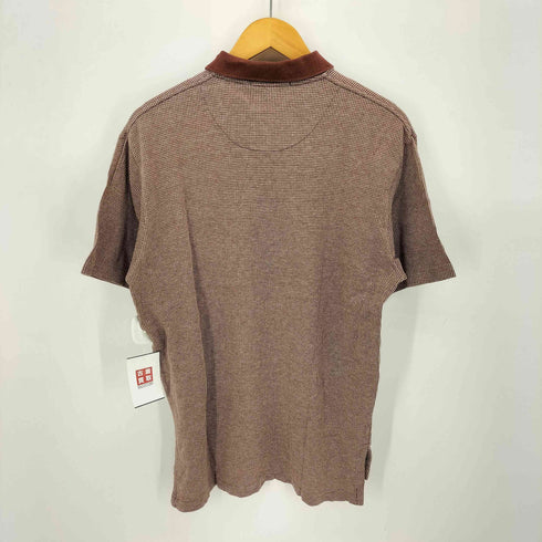 ポロバイラルフローレン Polo by RALPH LAUREN ポニー 刺繍 ハウンドトゥース チェック S/S ポロ シャツ メンズ import:S