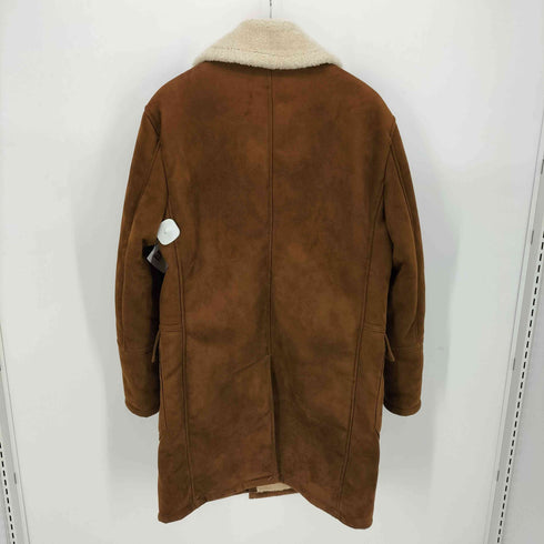 ザラ ZARA ボア ムートン ダブル コート メンズ import:M