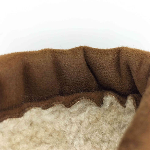 ザラ ZARA ボア ムートン ダブル コート メンズ import:M