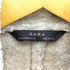 ザラ ZARA ボア ムートン ダブル コート メンズ import:M
