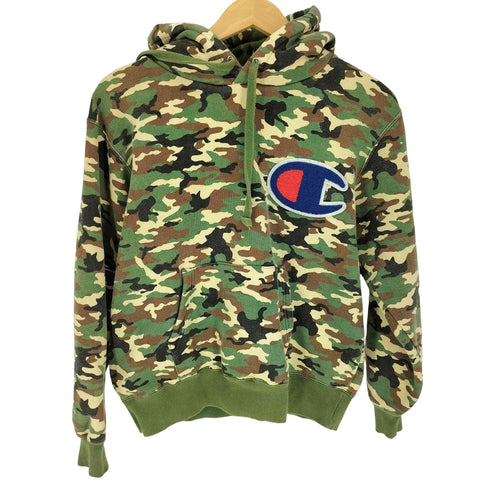 チャンピオン Champion ACTION STYLE カモ柄スウェットパーカー メンズ M
