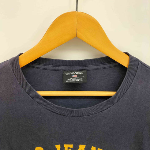 ポロジーンズカンパニーラルフローレン POLO JEANS COMPANY RALPH LAUREN アーチロゴ プリント L/S クルーネック Tシャツ メンズ import:L
