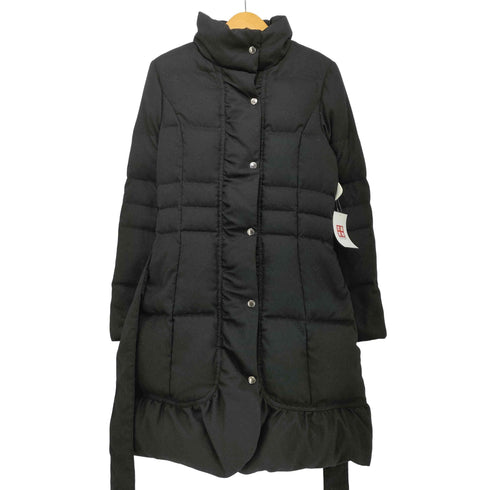 ビアッジョブルー Viaggio Blu ベルトテッド Aライン ダウンコート レディース JPN:2