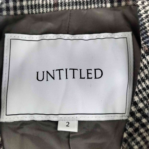 アンタイトル UNTITLED ノーカラーコート レディース JPN:2