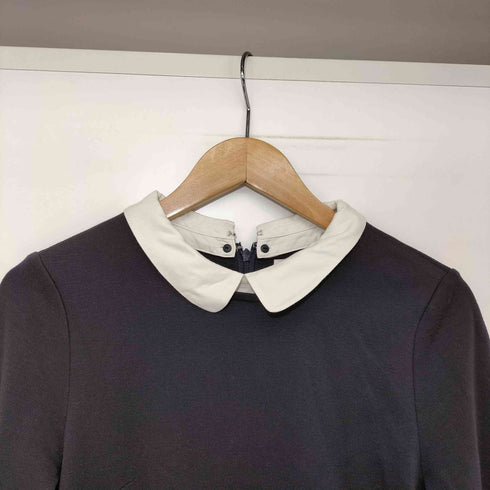 マッキントッシュフィロソフィー MACKINTOSH PHILOSOPHY ウール混 付け襟 L/S ワンピース レディース JPN:36