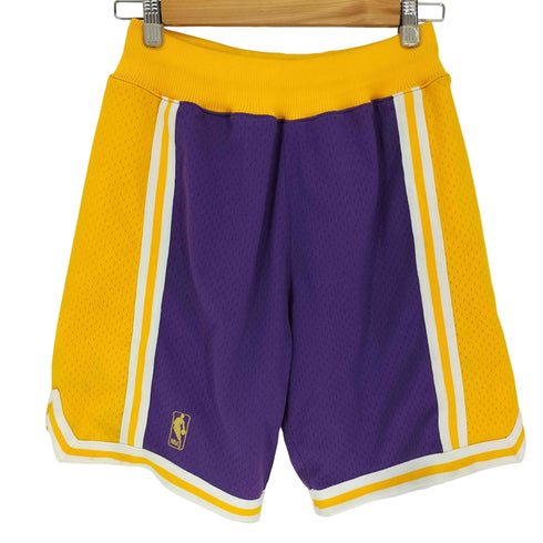 ミッチェルアンドネス mitchell&ness Authentic Shorts 刺繍ロゴ バスパン メンズ XS