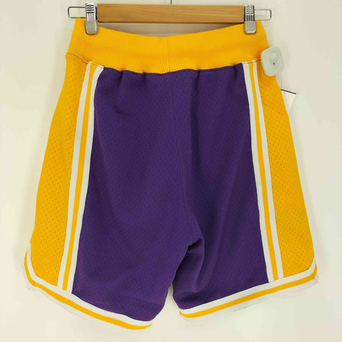 ミッチェルアンドネス mitchell&ness Authentic Shorts 刺繍ロゴ バスパン メンズ XS