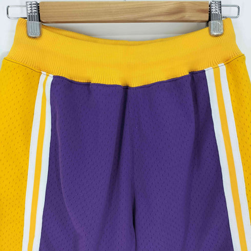 ミッチェルアンドネス mitchell&ness Authentic Shorts 刺繍ロゴ バスパン メンズ XS