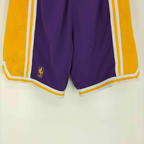 ミッチェルアンドネス mitchell&ness Authentic Shorts 刺繍ロゴ バスパン メンズ XS