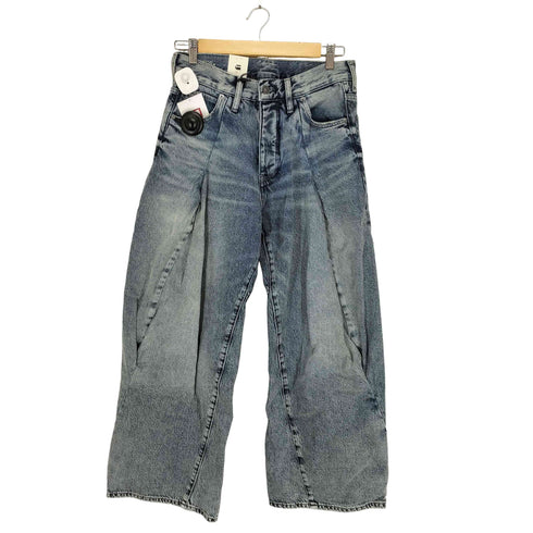 ジースターロー G-STAR RAW CONTOR 3D WIDE PLEAT JEANS 立体裁断ワイドルーズフロントプリーツジーンズ レディース W27 L28