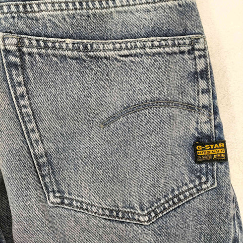 ジースターロー G-STAR RAW CONTOR 3D WIDE PLEAT JEANS 立体裁断ワイドルーズフロントプリーツジーンズ レディース W27 L28