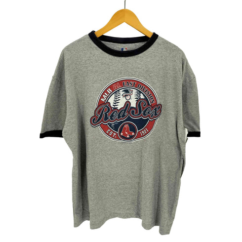 ジェニュインマーチャンダイズ GENUINE MERCHANDISE MLB ベースボール チーム ロゴ プリント S/S クルーネック リンガー Tシャツ メンズ import:XL
