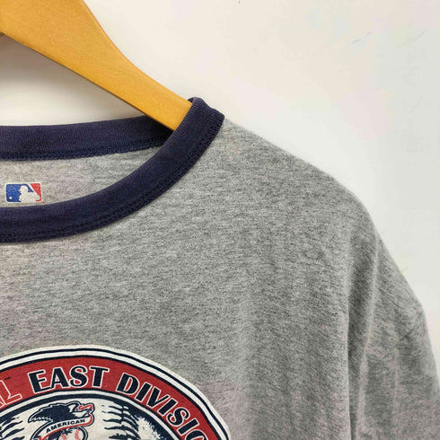 ジェニュインマーチャンダイズ GENUINE MERCHANDISE MLB ベースボール チーム ロゴ プリント S/S クルーネック リンガー Tシャツ メンズ import:XL