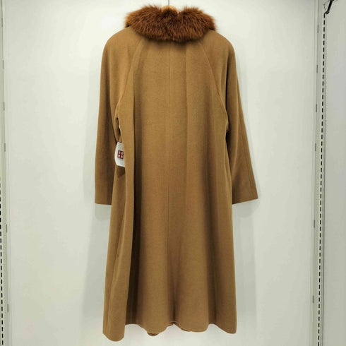 parcomlearl アンゴラウール フォックスファー コート レディース 9AR