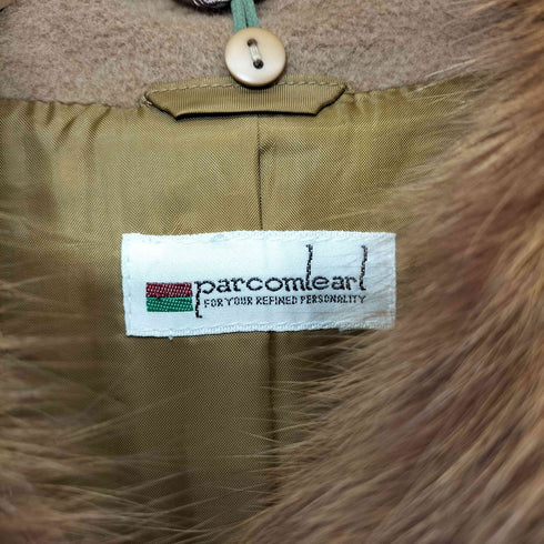 parcomlearl アンゴラウール フォックスファー コート レディース 9AR