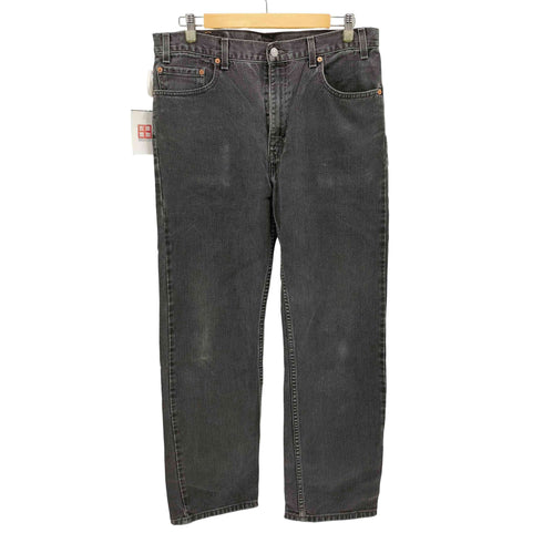 リーバイス Levis 00S メキシコ製 505 ジップフライ 後染め ブラック デニム パンツ メンズ W36 L32