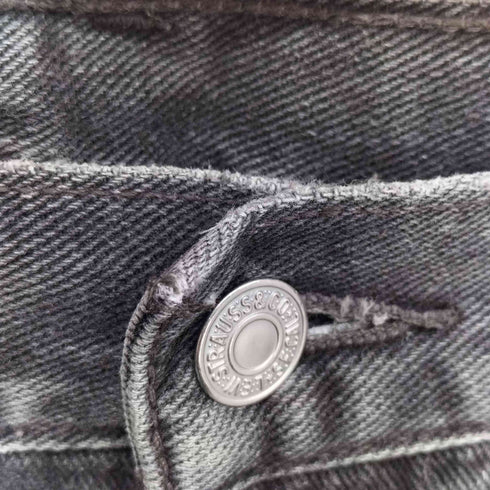 リーバイス Levis 00S メキシコ製 505 ジップフライ 後染め ブラック デニム パンツ メンズ W36 L32