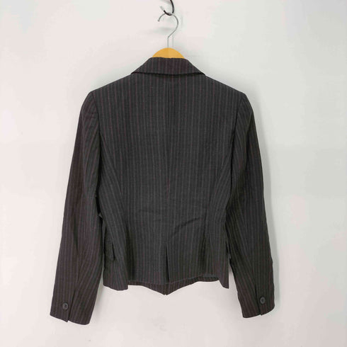 ボナジョルナータ BUONA GIORNATA ウール ストライプ 1B テーラードジャケット レディース import:L