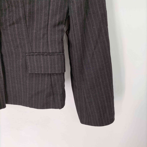 ボナジョルナータ BUONA GIORNATA ウール ストライプ 1B テーラードジャケット レディース import:L