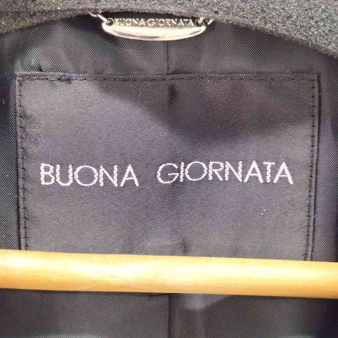 ボナジョルナータ BUONA GIORNATA ウール ストライプ 1B テーラードジャケット レディース import:L