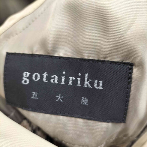 gotairiku 比翼ステンカラーコート メンズ X1