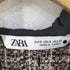 ザラ ZARA ツイードフリルワンピース レディース import:S