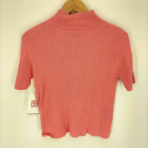 クレージュ courreges 刺繍ロゴ リブニット レディース 9R