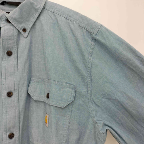 カーハート Carhartt 24ss LOOSE FIT MIDWEIGHT CHAMBRAY LONG-SLEEVE SHIRT メンズ import:L
