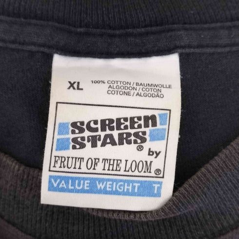 スクリーンスターズ SCREEN STARS バックプリントクルーネックTシャツ メンズ import:XL