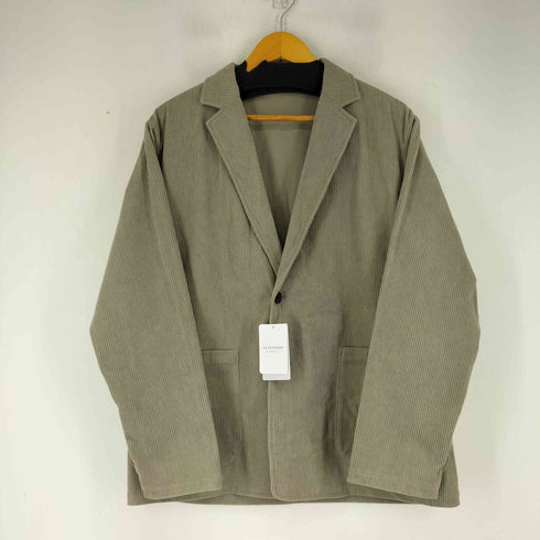 フォーワンセブンバイエディフィス 417 by EDIFICE コーデュロイ 2B テーラードジャケット テーパードトラウザー セットアップ メンズ L