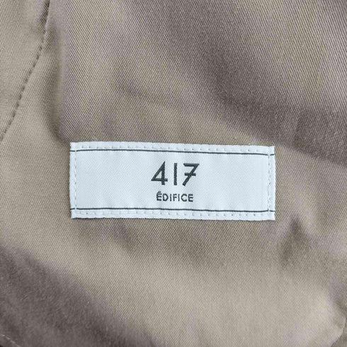 フォーワンセブンバイエディフィス 417 by EDIFICE コーデュロイ 2B テーラードジャケット テーパードトラウザー セットアップ メンズ L