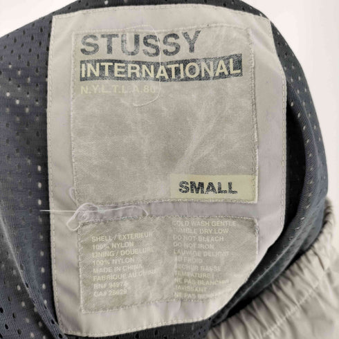 ステューシー Stussy 90-00S INTERNATIONAL 紺タグ NYLON MINI SKIRT 裏地メッシュ ナイロン カーゴ ミニスカート レディース SMALL