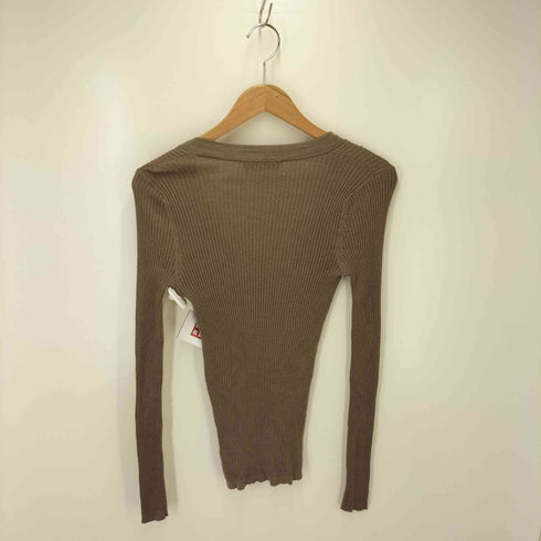 ミューズデドゥーズィエムクラス MUSE de Deuxieme Classe 24AW APLOMB カシミヤ混 シルク Vネックカーディガン レディース EUR:40