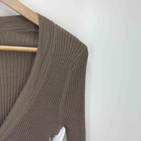 ミューズデドゥーズィエムクラス MUSE de Deuxieme Classe 24AW APLOMB カシミヤ混 シルク Vネックカーディガン レディース EUR:40