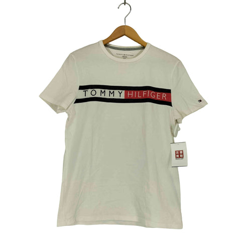 トミーヒルフィガー TOMMY HILFIGER フロント刺繍クルーネックTシャツ メンズ import:S