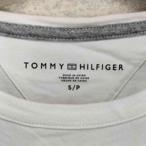 トミーヒルフィガー TOMMY HILFIGER フロント刺繍クルーネックTシャツ メンズ import:S