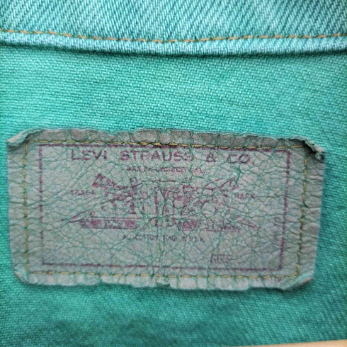 リーバイス Levis USA製 後染め ボタン裏527 デニムジャケット メンズ